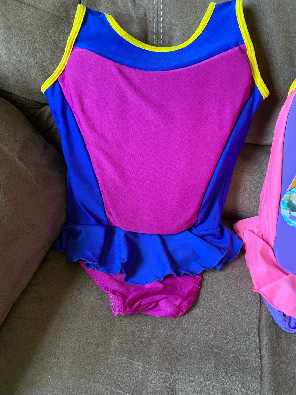 Kids Floatation Trainer Vest - Pink & Purple set of 2 - Picture 3 of 6